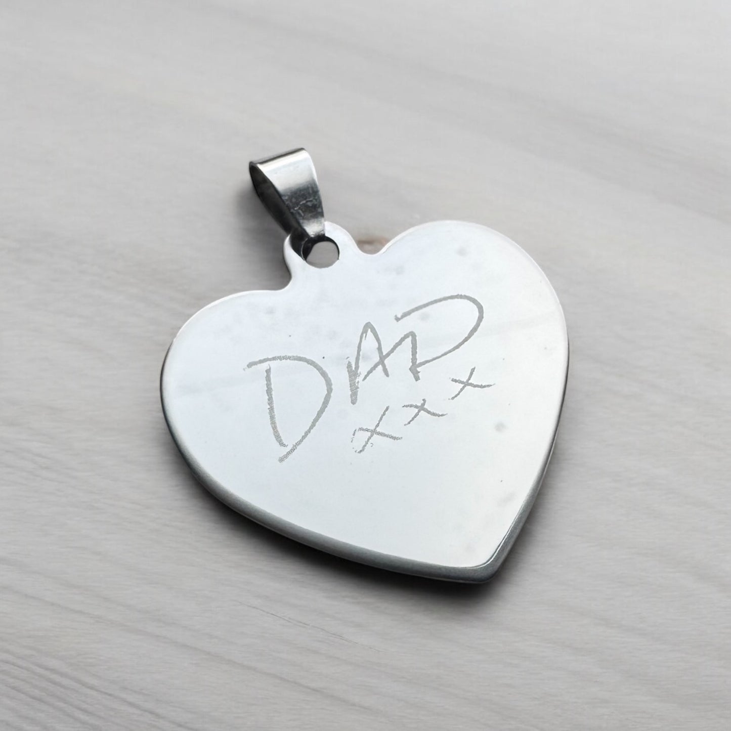 Stainless Steel Engraved Keyring