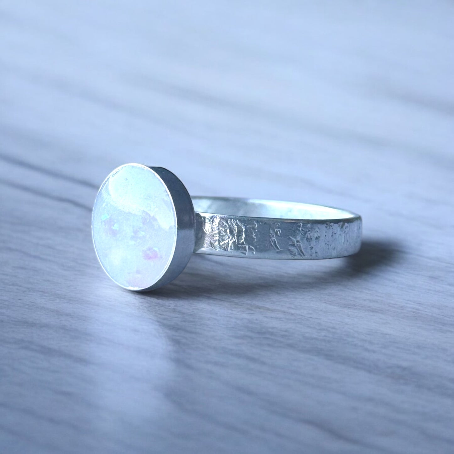 Engravable Wide Band Ring