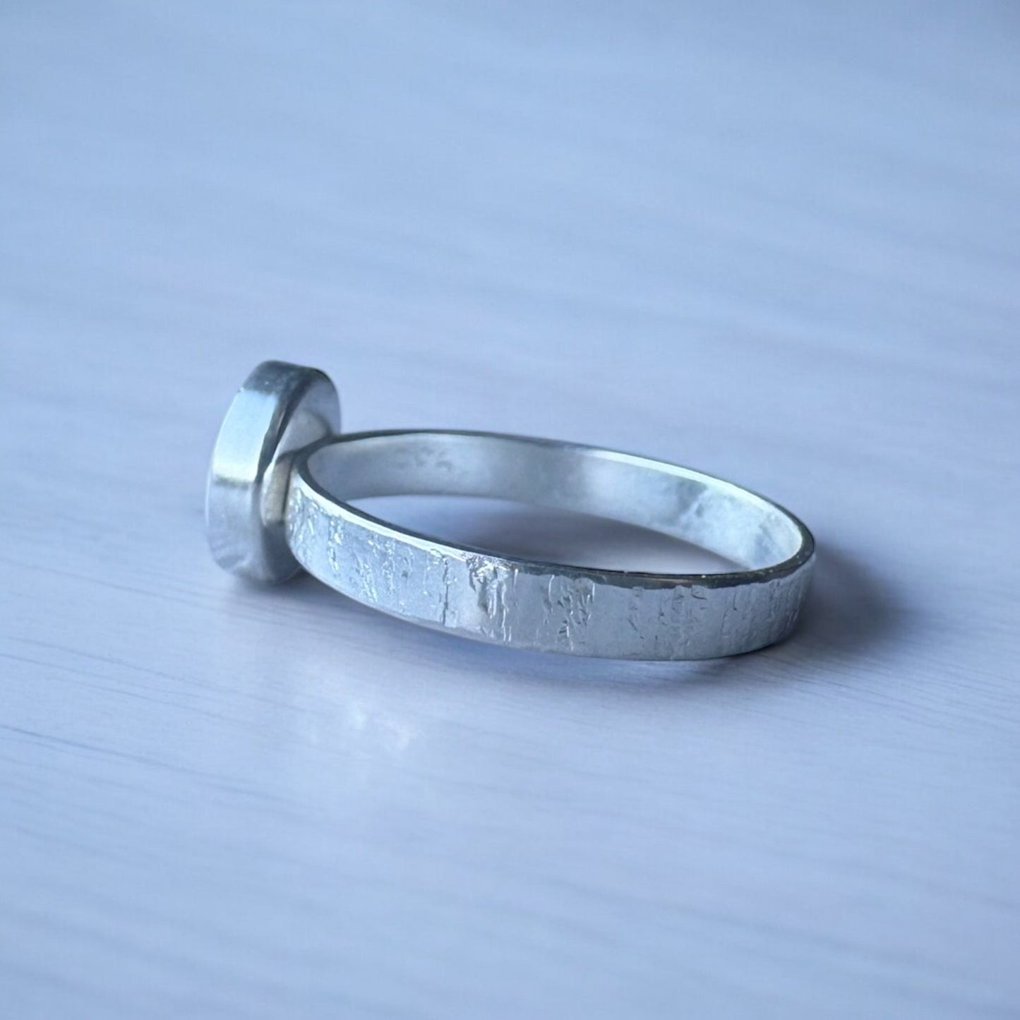 Engravable Wide Band Ring