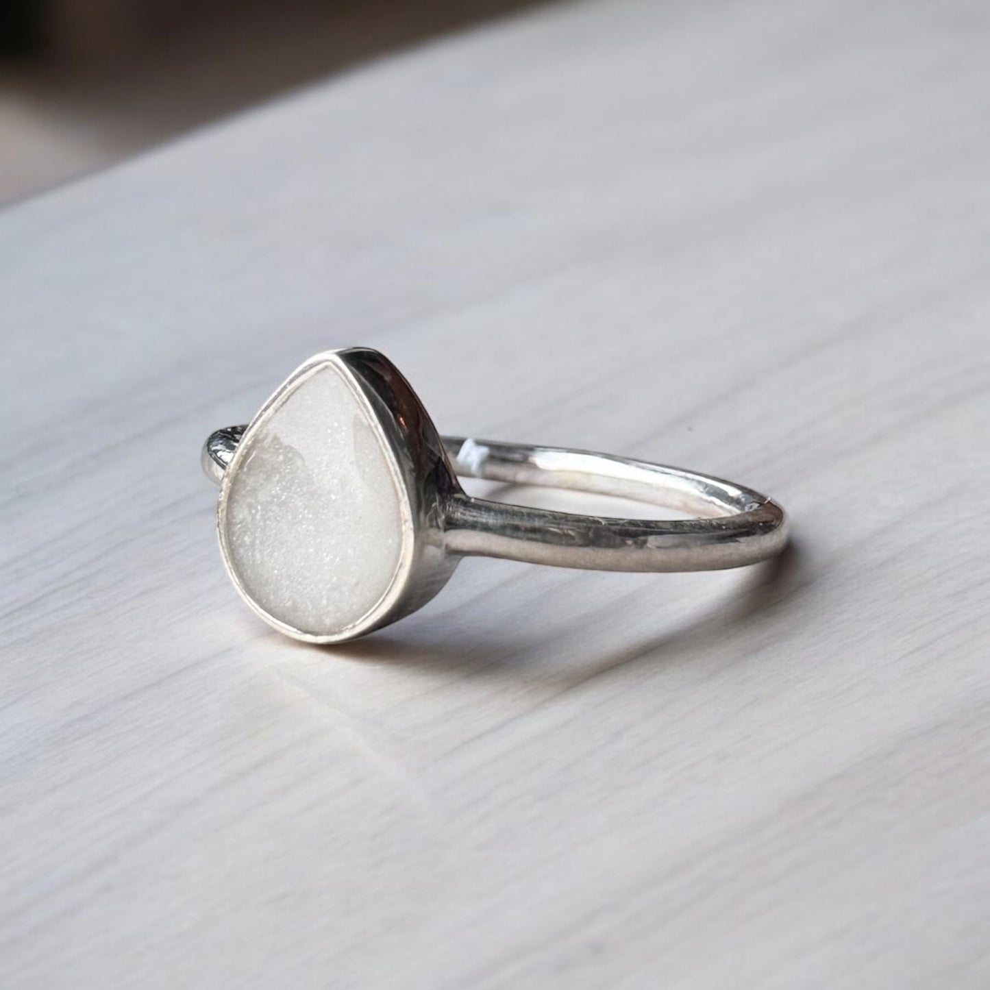 Simple Pear Ring