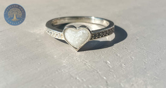 Crystal Heart Ring