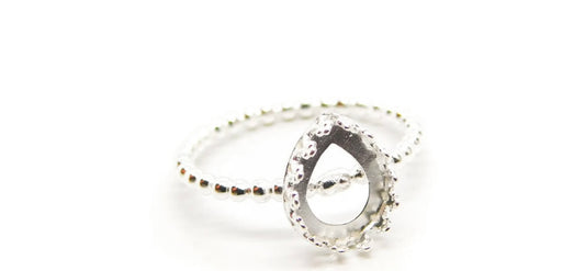 NEW Bubbleband Pear Ring